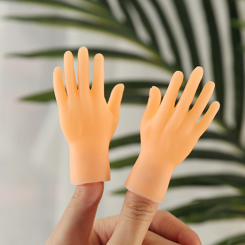 Tiktok Trending Finger Toy Gloves for Cat Teasing and Petting, Creative Plastic Gloves with Left and Right Hand Models, Wholesale Pet Cat Toys