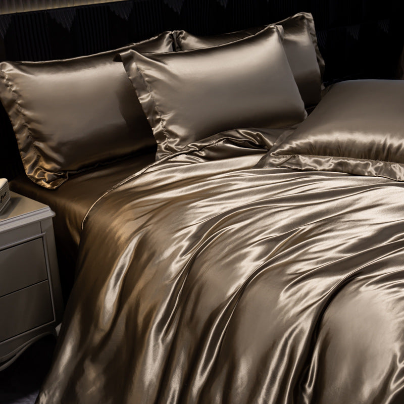 Luxury Solid Color Bedding Set