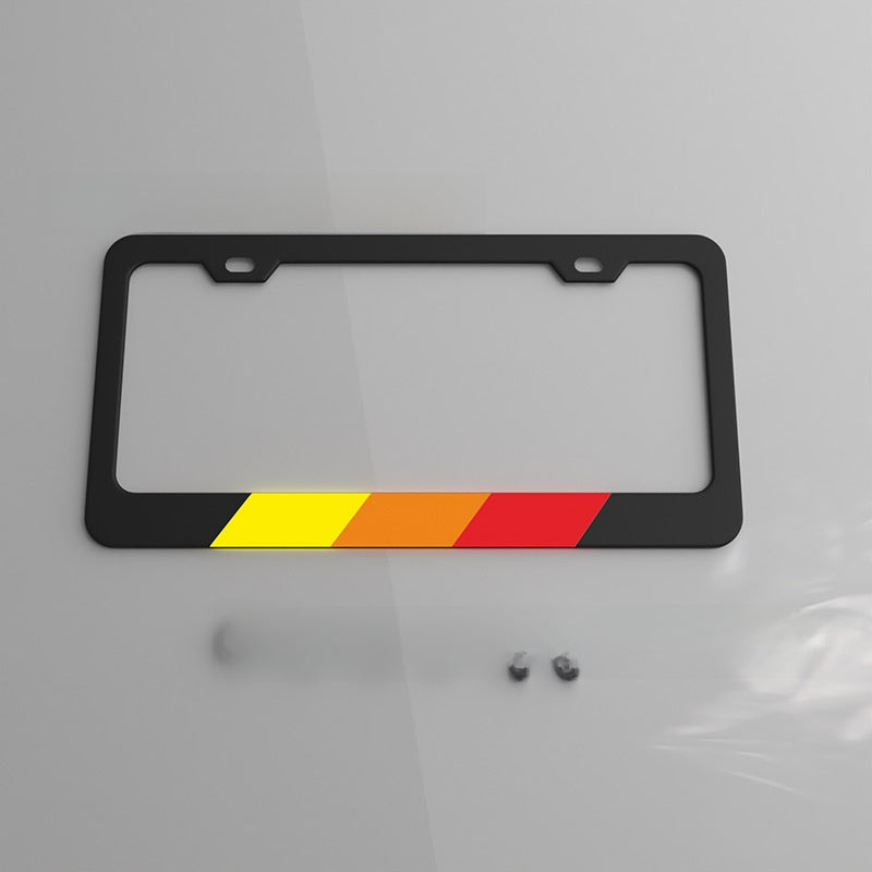 US Standard License Plate Frame with UV Coating
