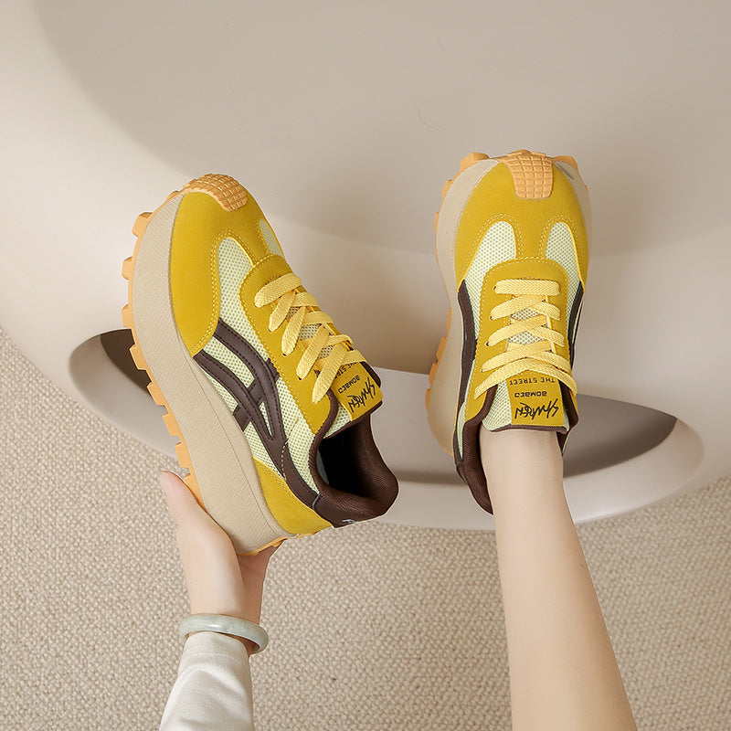 Women's casual platform chunky sneakers