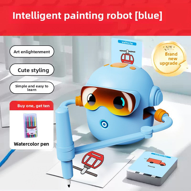 Painting robot toys