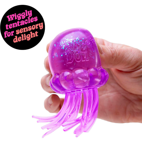 "Luminous Jelly Sensory Sculpture – Tactile Stress-Relief Desk Art"