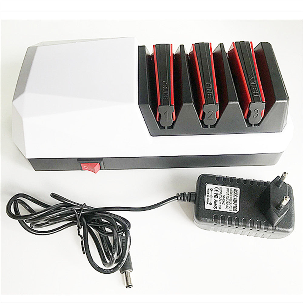 Professional Electric Knife Sharpener | Premium Diamond & Ceramic Wheels