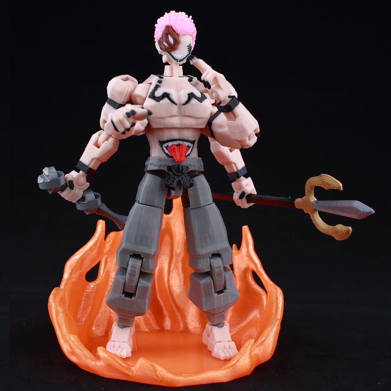 3D Printed Multi-Jointed Movable Anime Figure