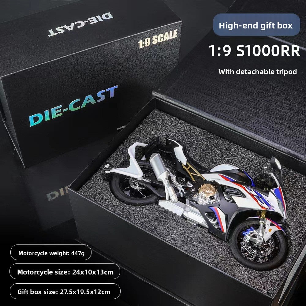 Simulation alloy motorcycle model