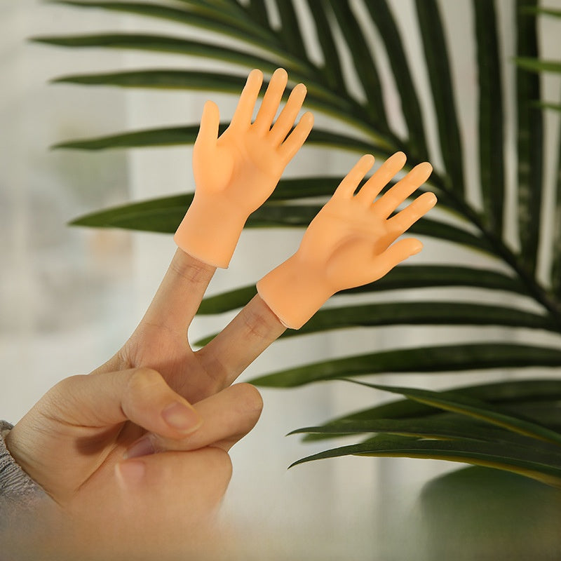 Tiktok Trending Finger Toy Gloves for Cat Teasing and Petting, Creative Plastic Gloves with Left and Right Hand Models, Wholesale Pet Cat Toys