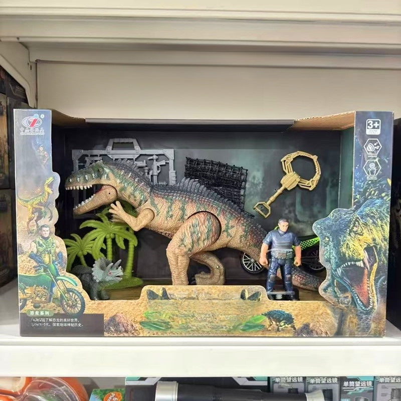 Large Remote Control Dinosaur Toy with Sound and Light