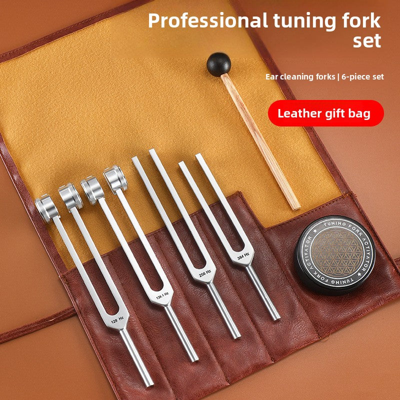 Tuning Forks Set with Leather Case
