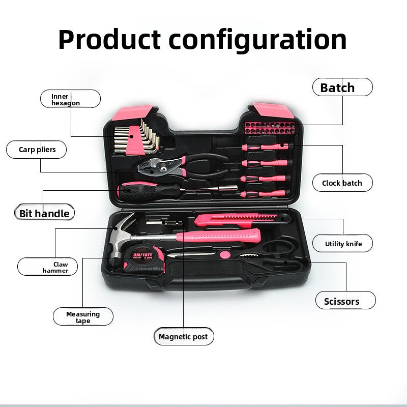 Household tools combination 39-piece