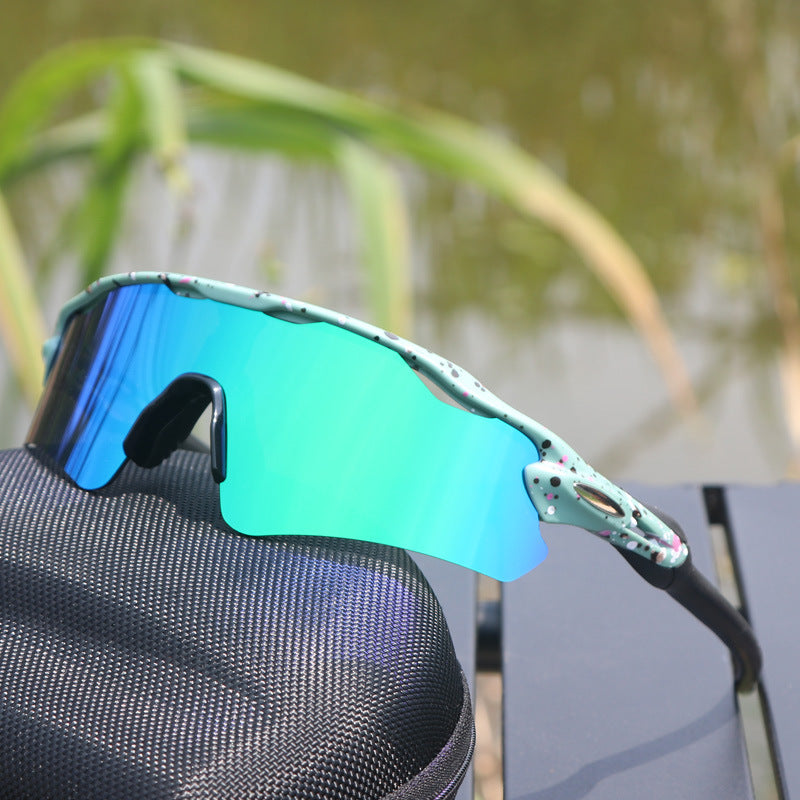 TR90 Sports Riding Sunglasses UV400 Protection Half Frame