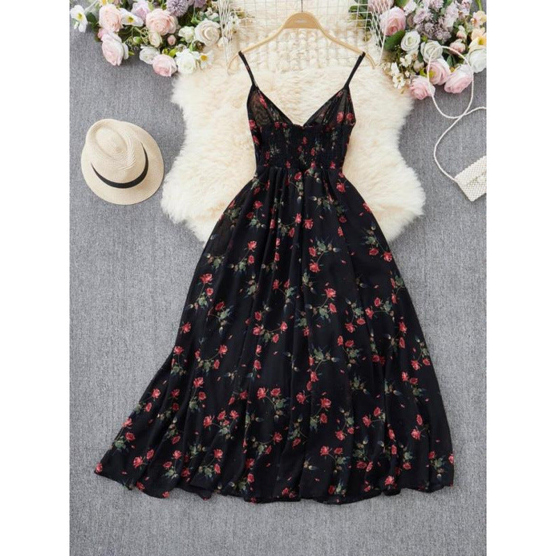 Floral Print Sports Suit
