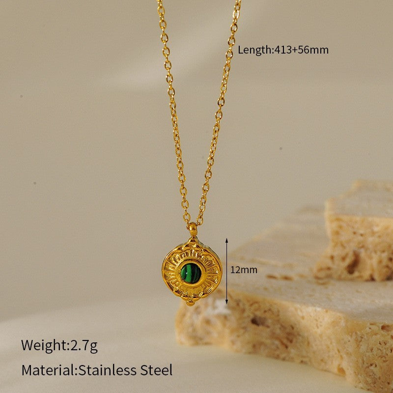 Stainless steel pendant necklace for women