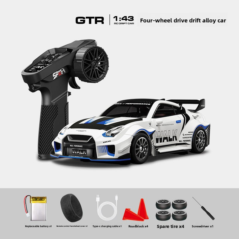 Alloy High-Speed ??Four-Wheel Drive Drift Remote Control Car