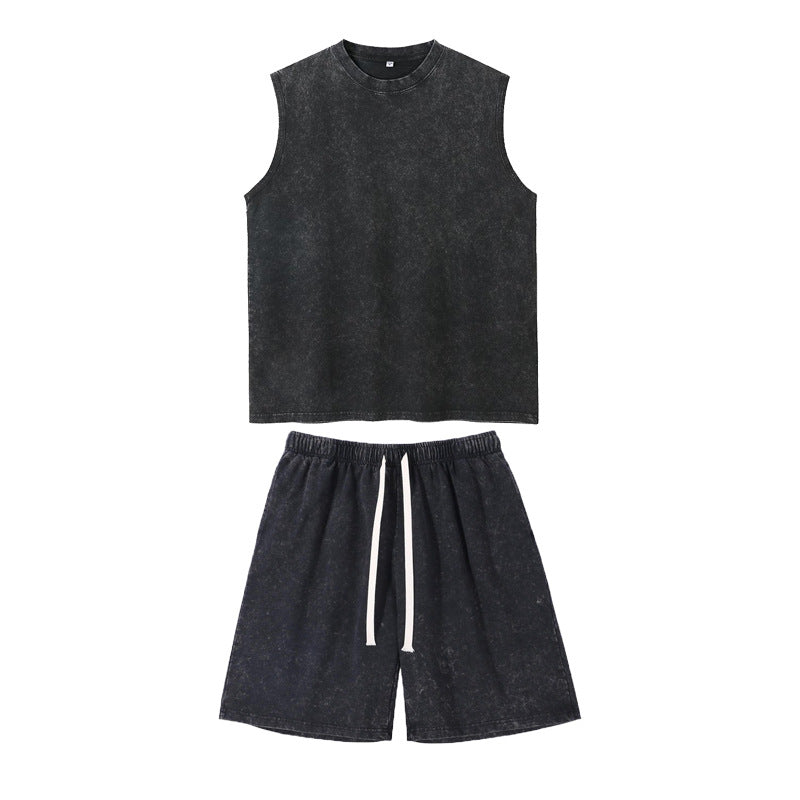 Mens Cotton Vintage Vest Loose Fit