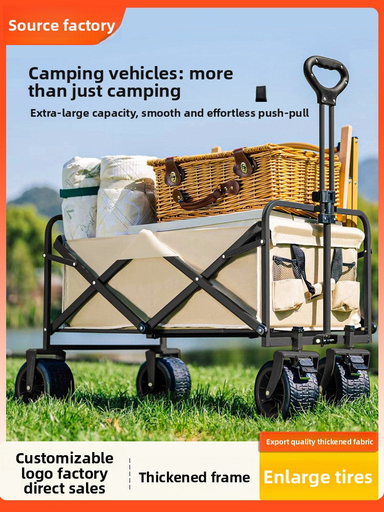 Foldable Outdoor Camping Trolley