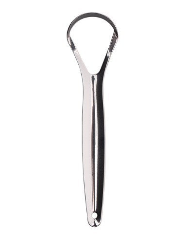 Medical-Grade Stainless Steel Tongue Scraper Set - Professional Metal Oral Hygiene Cleaner for Fresh Breath and Halitosis Treatment (U-Shaped & Loop)