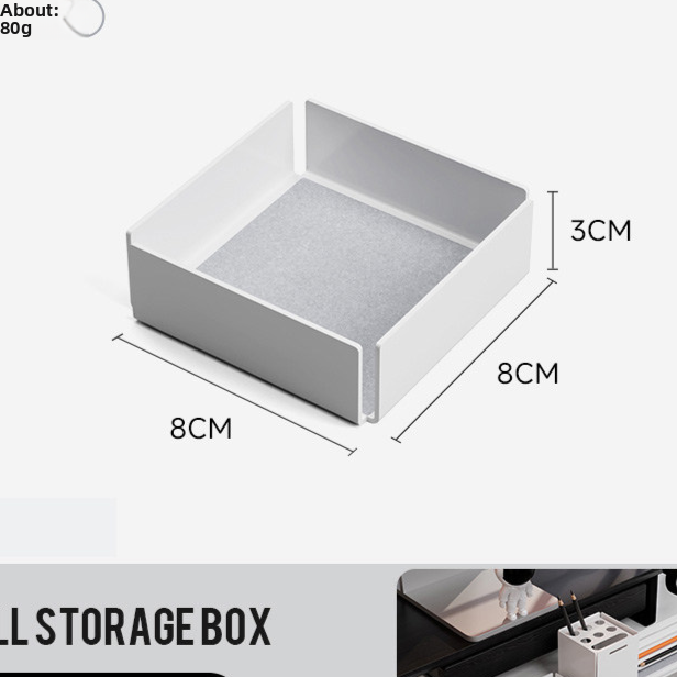 Computer Desktop Storage Pad Elevated