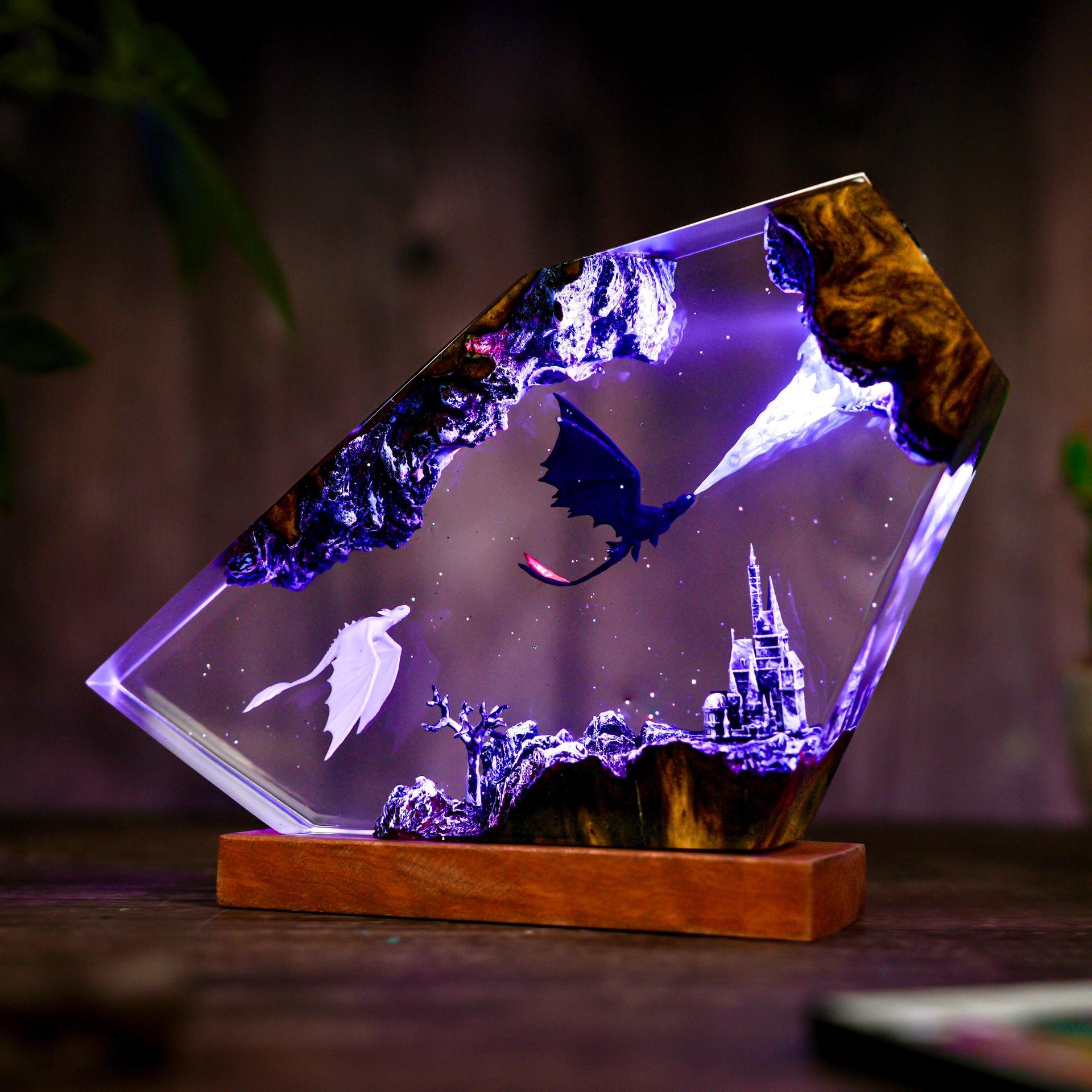 Anime Resin Night Light Lamp