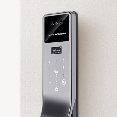 3D Face Recognition Fingerprint Smart Door Lock with Video Call
