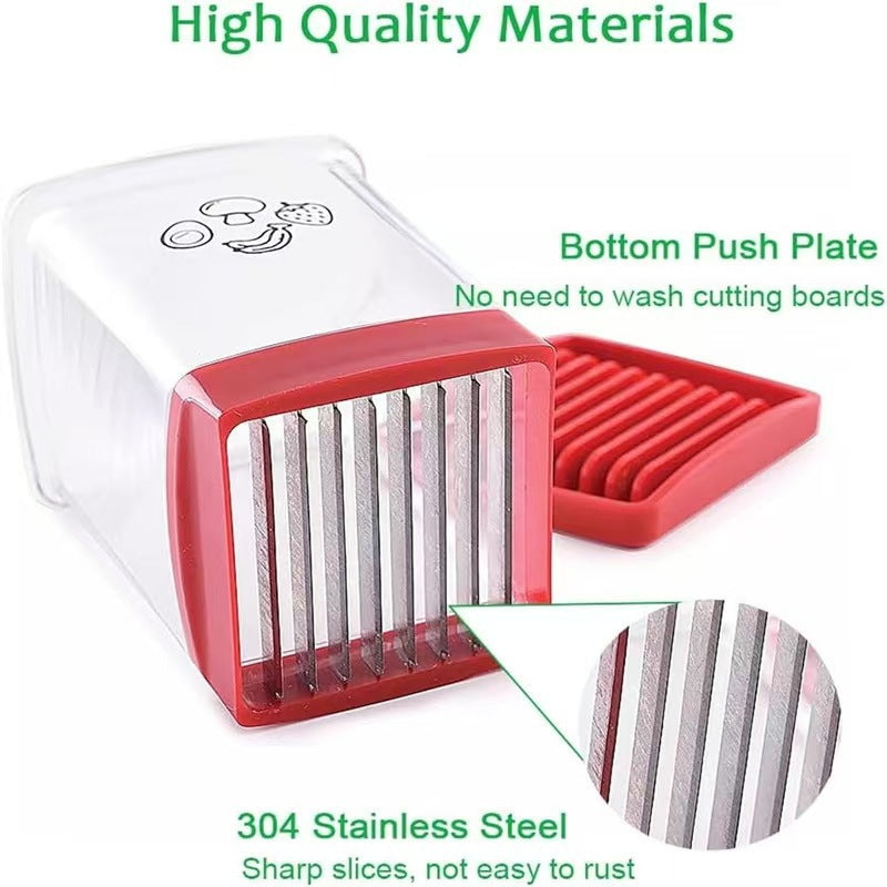 Manual Rapid Fruit & Vegetable Slicer | 304 Stainless steel Multi-Cutter