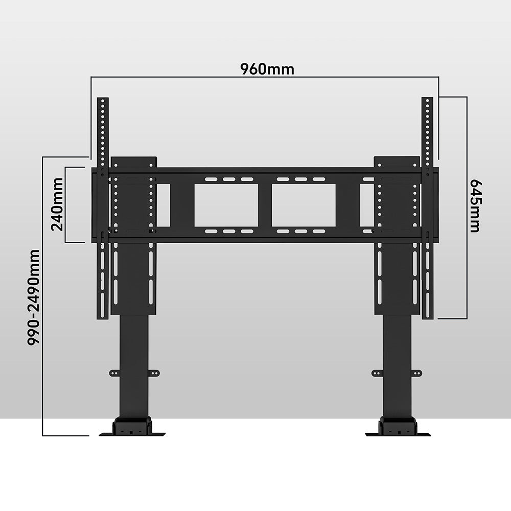 Universal Electric Hidden Cabinet Rack Floor-Standing Fully Automatic Remote Control