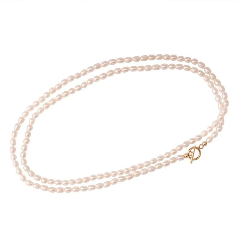Double Layer Freshwater Pearl Necklace
