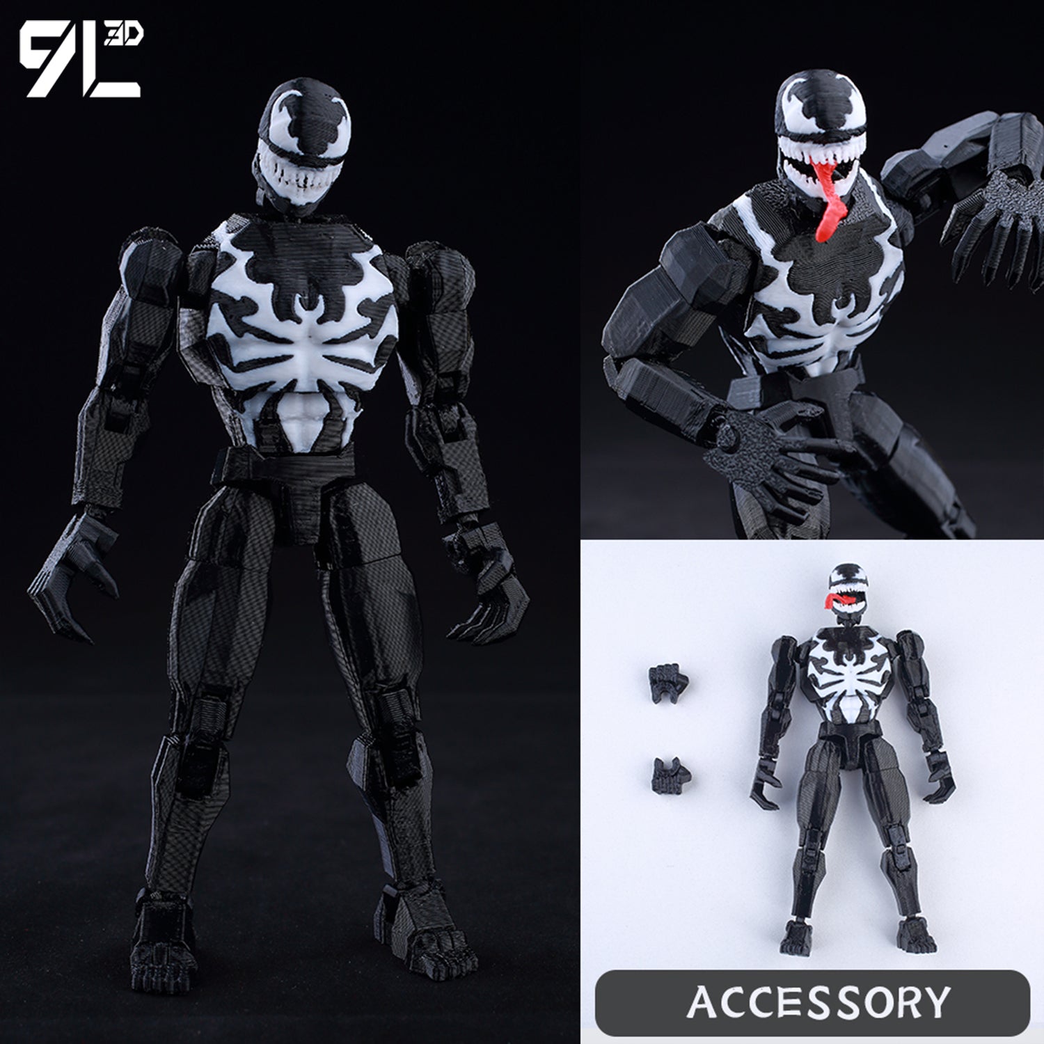 3D Printed Multi-Jointed Movable Anime Figure