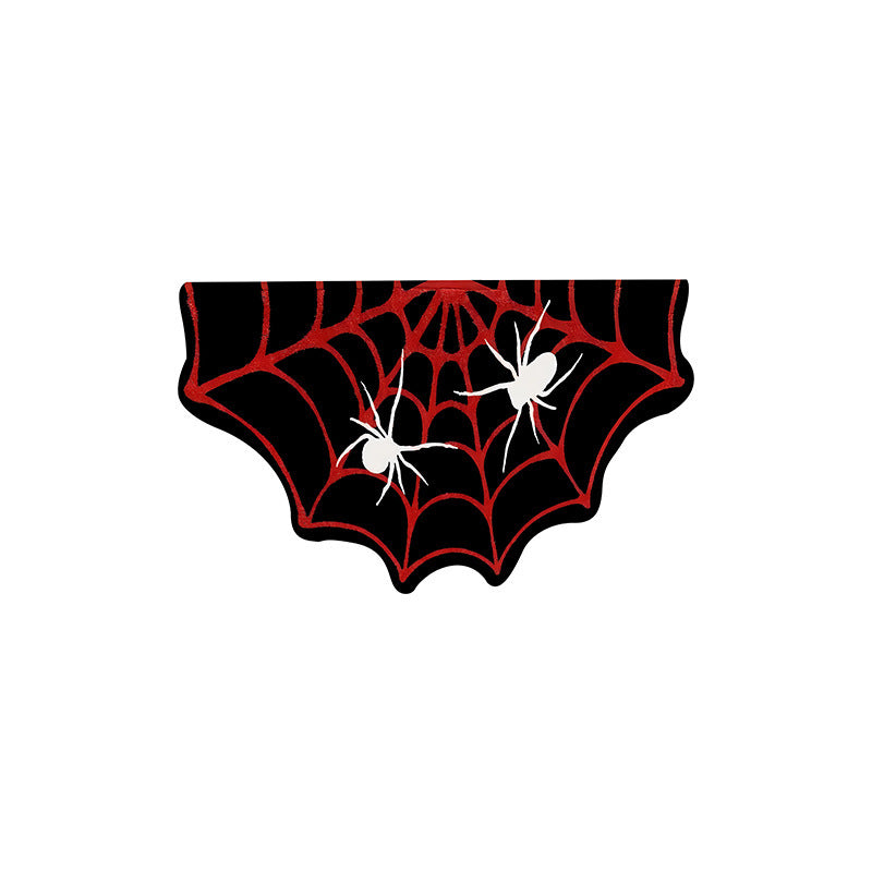 Halloween Bat-Shaped Soft Absorbent Rug