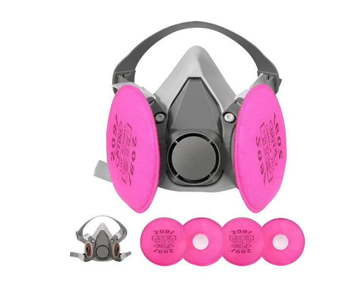 Silicone Gas Mask for Toxic Fume Protection