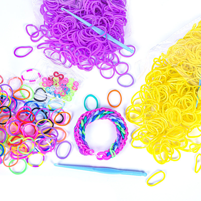 600 Rubber Band Bag Supplementary Pack Children's diy Bracelet Set Educational Toys Hand-woven Small Rubber Band