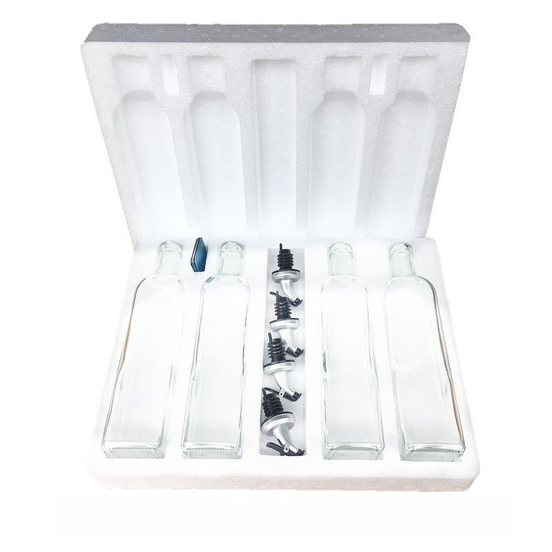 Glass Condiment Dispenser Bottle