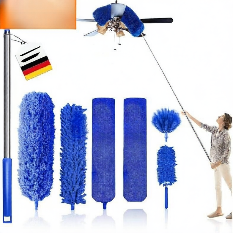 Telescopic Microfiber Cleaning Duster Set