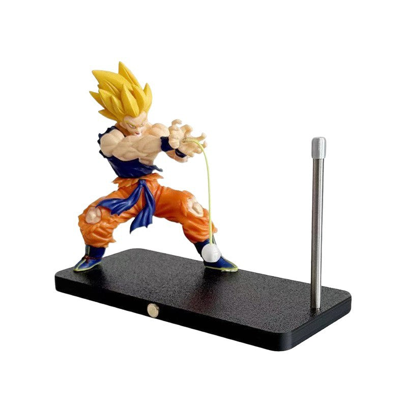 Collector-Edition Goku Kamehameha Wave LED Ambient Light – Precision-Crafted Anime Display Statue with Touch-Sensitive Control & Magnetic Mounting