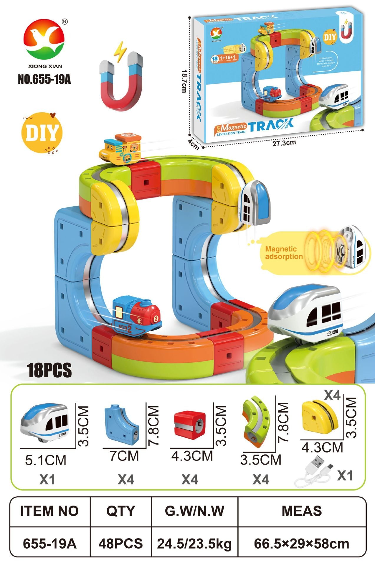 Magnetic Track Toy