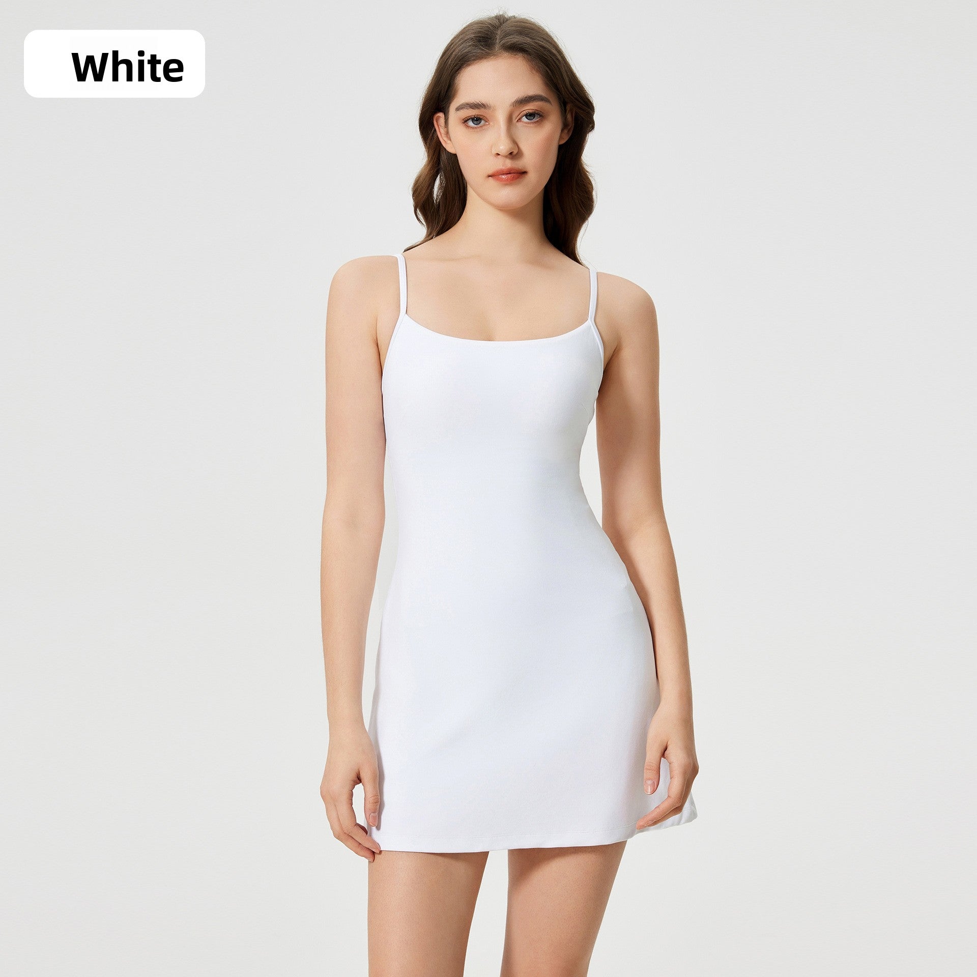 Aero Flex Open-Back Tennis Dress | Athletic Activewear with Built-In Lining
