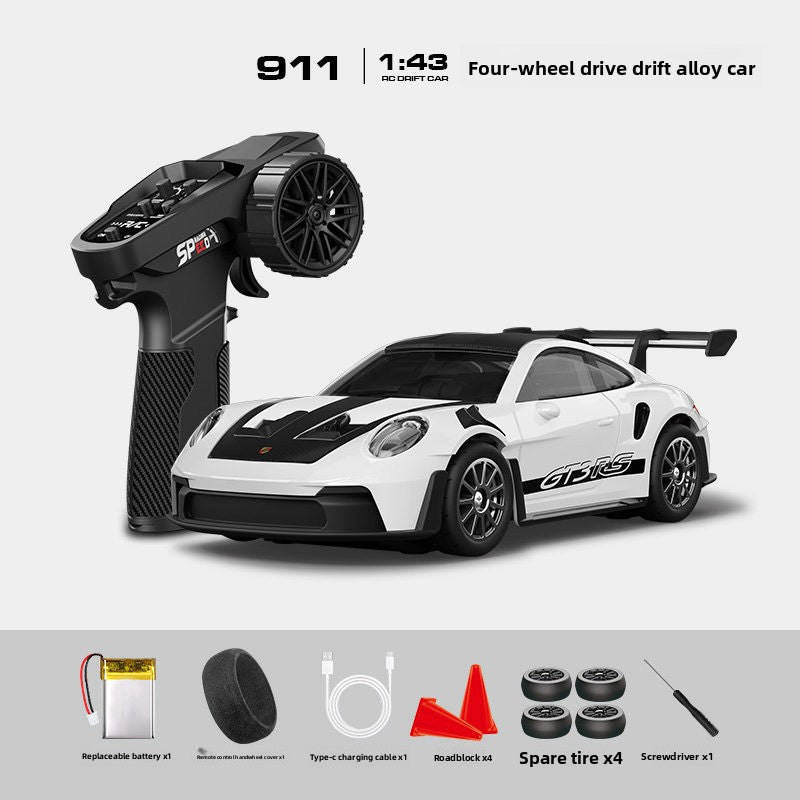 Alloy High-Speed ??Four-Wheel Drive Drift Remote Control Car