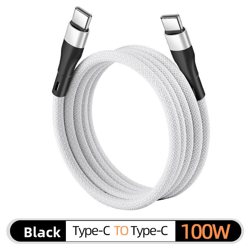 Magnetic Retractable Charging Cable for Fast Charging