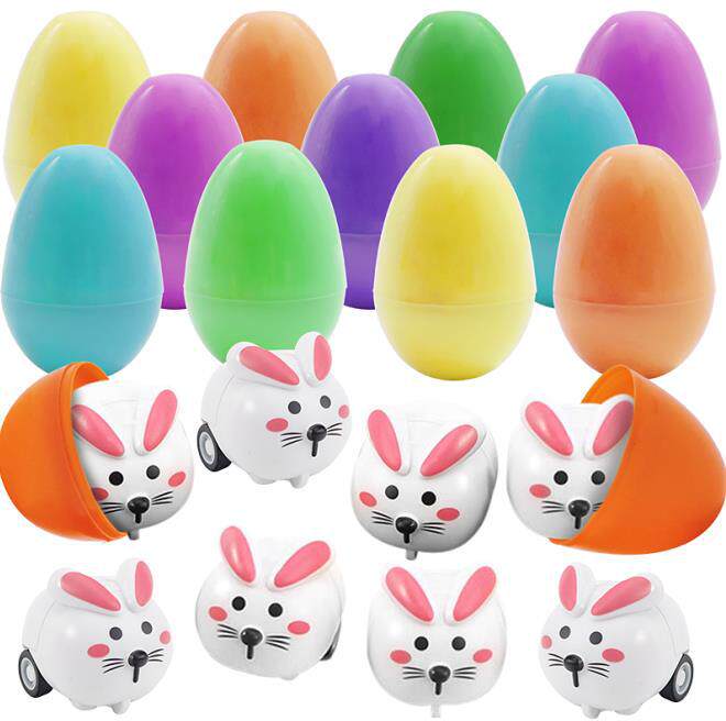 Easter Surprise Eggs with Hidden Toys for Children
