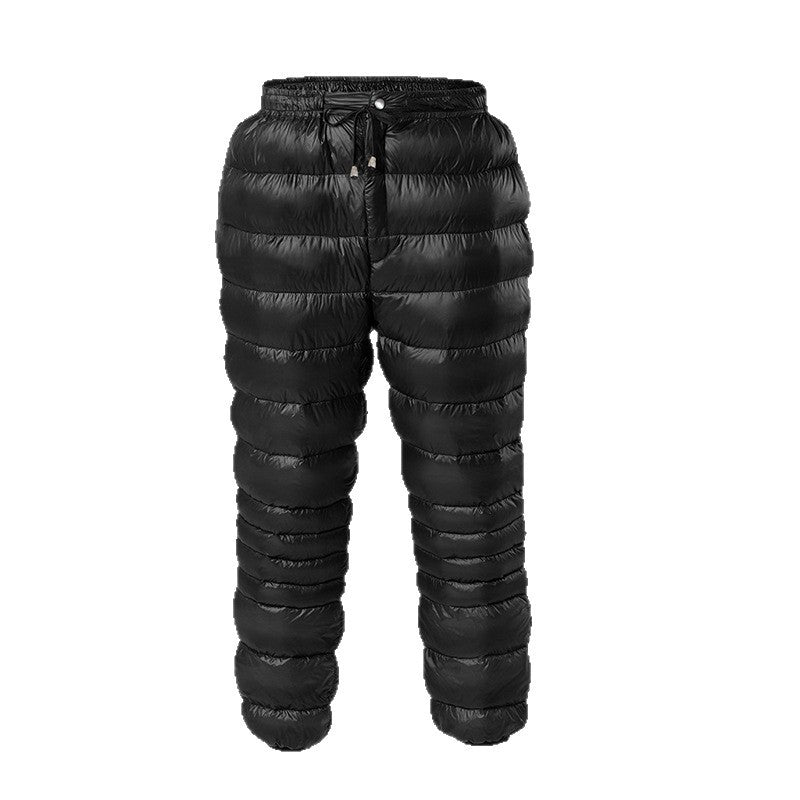 Thickened Down Trousers with White Duck Down