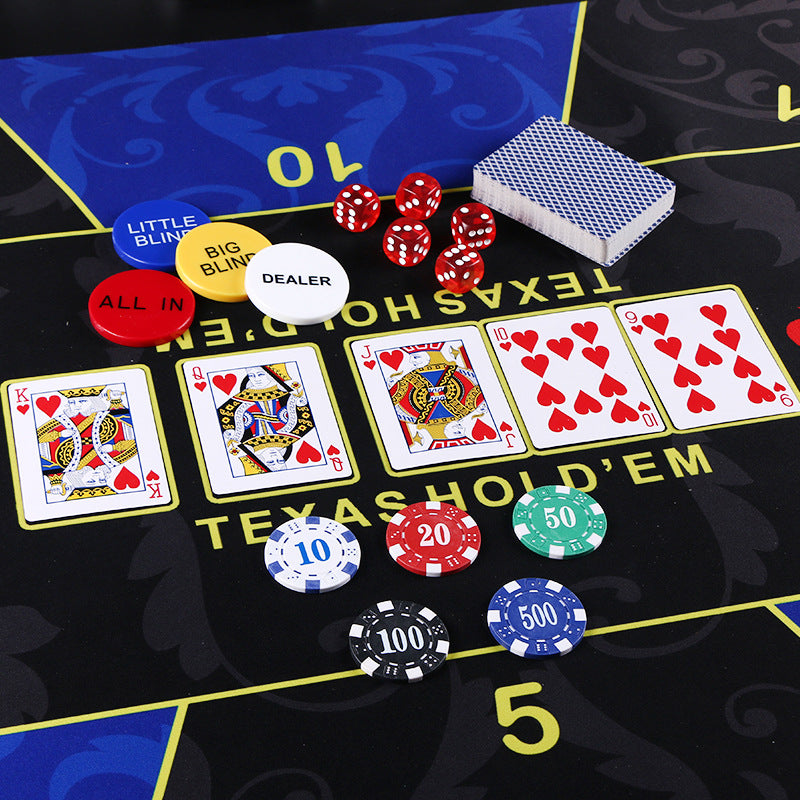 Numerical Poker Chips Set for Card Games