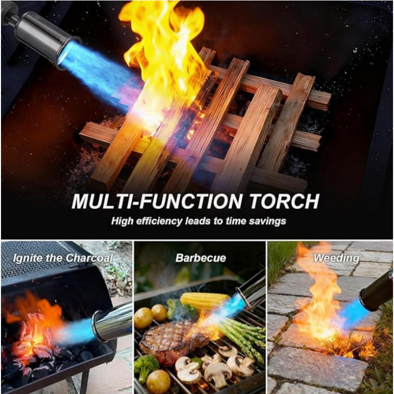 Professional High-Temperature Flame Torch Gun – Heavy-Duty 304/316 Stainless Steel Precision Igniter with Safety Lock