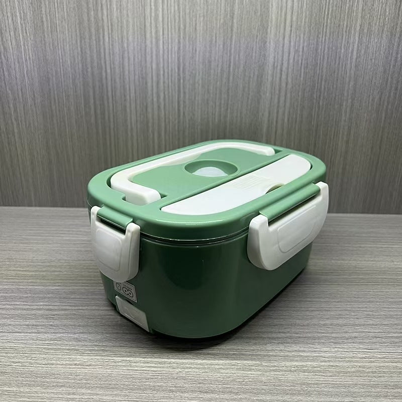 1.5L Portable Electrice Heating Lunch Box| Dual Use 12V/24V/110V/220V Car And Home Food Warmer | Stainless Steel Multi-Functional Cooker