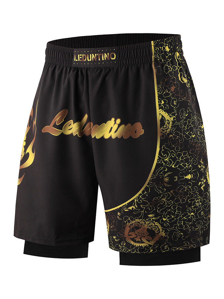 Muay Thai Shorts with Side Shiny Trim