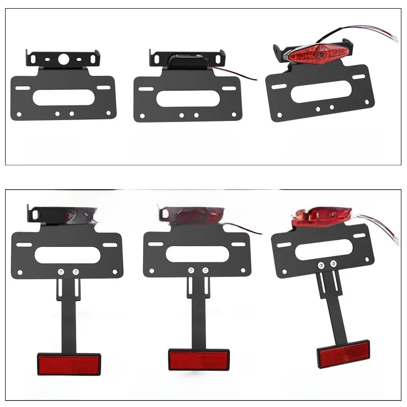 Motorcycle Short Tail License Plate Bracket