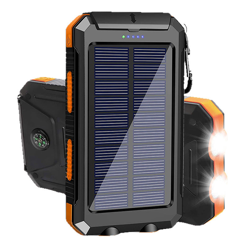Solar Charging Power Bank with Camping Light
