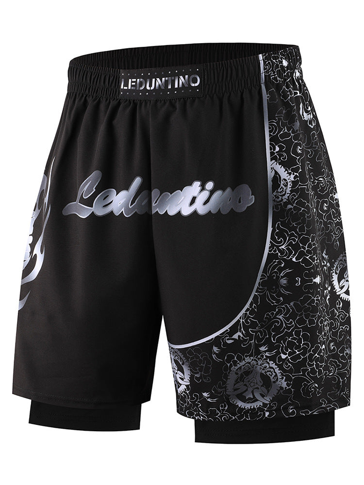 Muay Thai Shorts with Side Shiny Trim