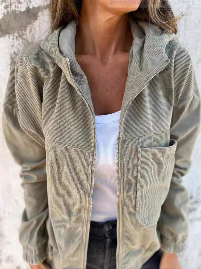 New Solid-Colored Women's Jacket