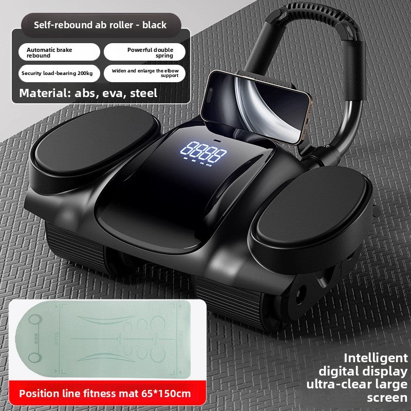 Abdominal Wheel Exercise Mat with Knee Pad