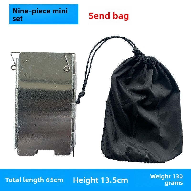 Foldable Aluminum Alloy Stove Windscreen
