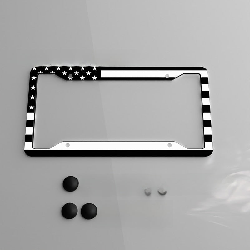 US Standard License Plate Frame with UV Coating